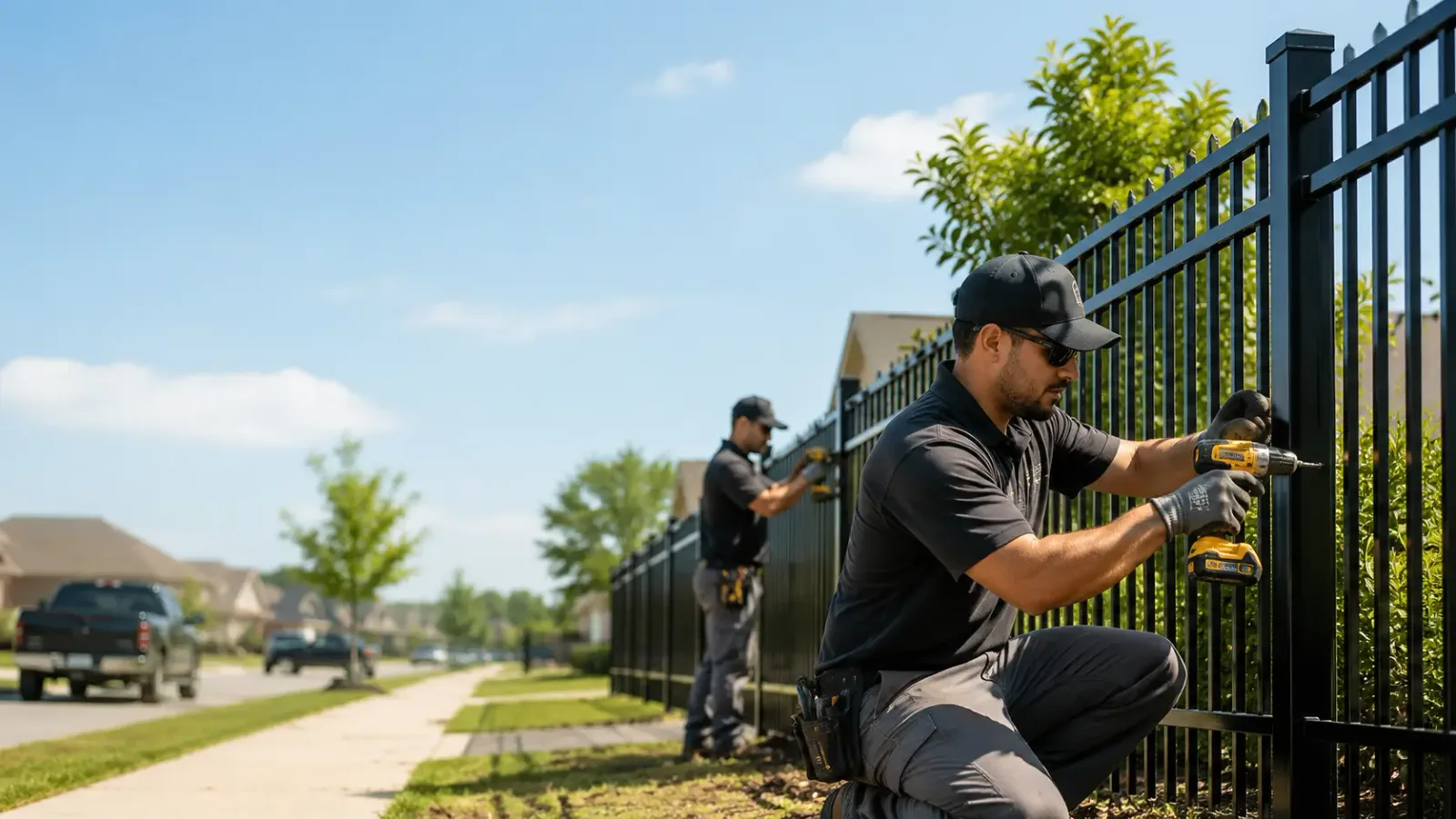Metal Fence Installation in Sweeny, TX